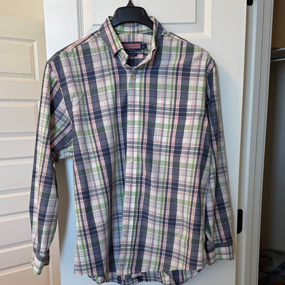 Vineyard Vines Multicolor Plaid Button-Down Shirt